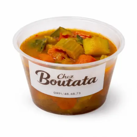 Supplément de bouillon avec légumes